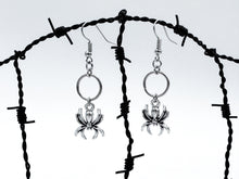 Load image into Gallery viewer, Spider earrings

