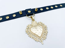 Load image into Gallery viewer, Gold Sacred Heart collar
