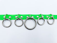 Load image into Gallery viewer, Neon Green Dominatrix collar
